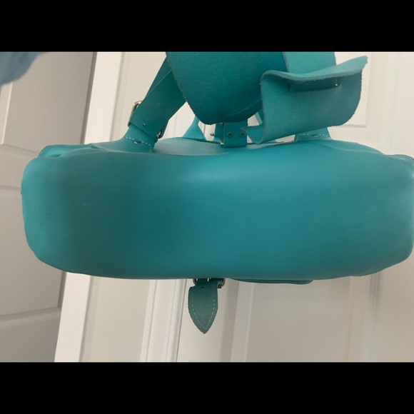 Leather backpack. Made in England. - Picture 6 of 11